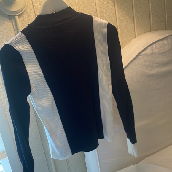 ZARA KNIT size M Navy and white - Picture 2 of 4